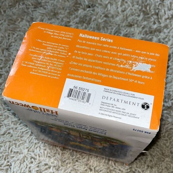 Whimsical Caramel Apple Stand - Department 56 Village Collectible - Original Sno - Picture 3 of 13